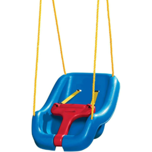 2-in-1 Snug and Secure Swing, High Back Swing, Blue